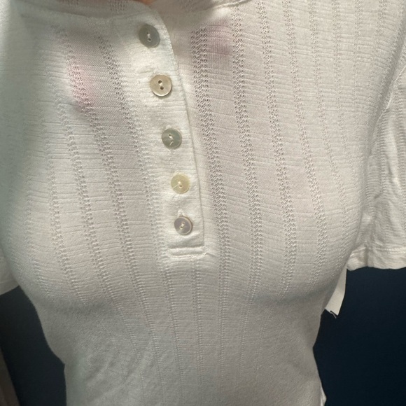 Three Dots Button-Front Women's Top M - Picture 6 of 6